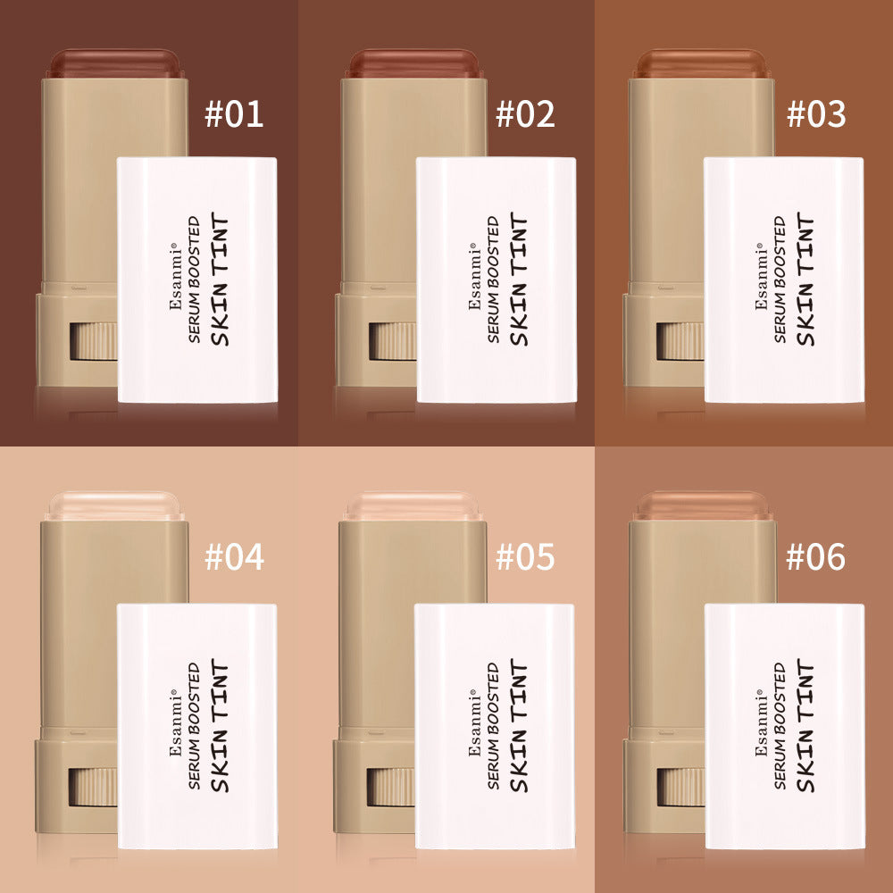 SilkTint shade grid showing all six sticks