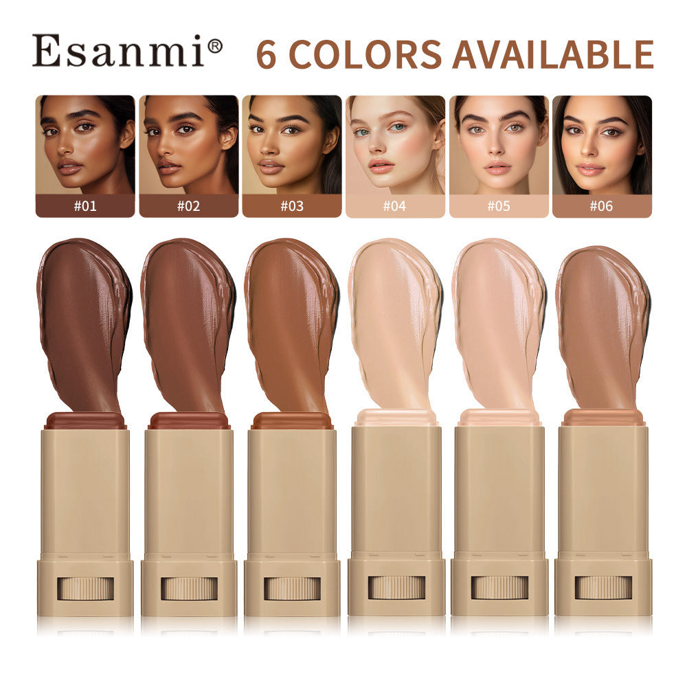 All six SilkTint shades with cream swatches from Espresso to Fair