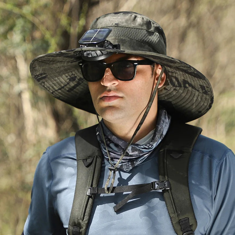 AeroShade™ Solar Fan Fishing Hat