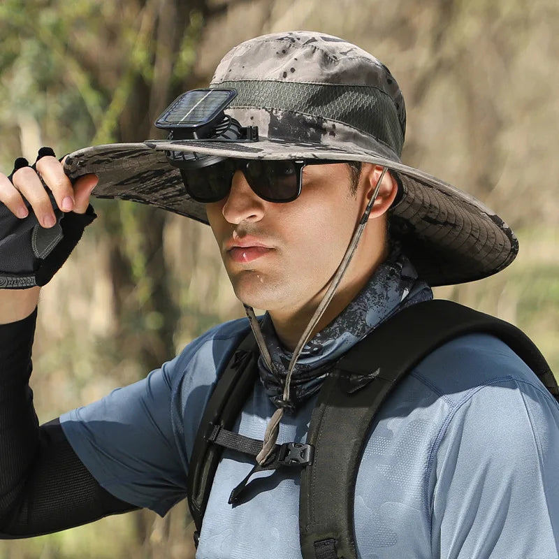 AeroShade™ Solar Fan Fishing Hat