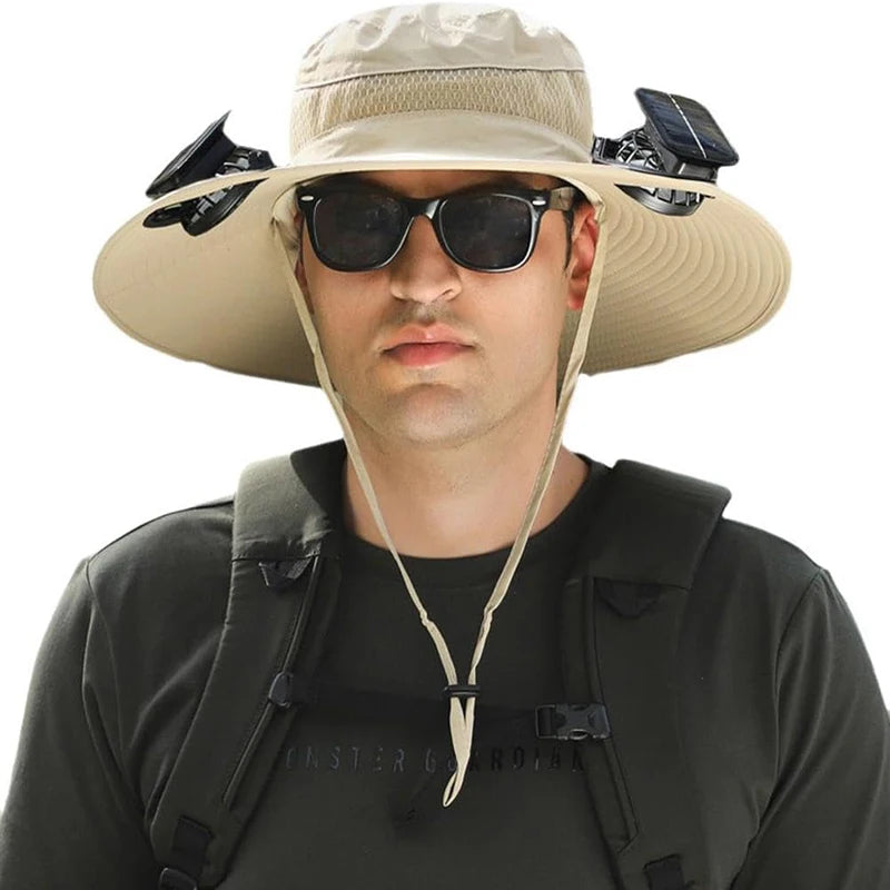 AeroShade™ Solar Fan Fishing Hat
