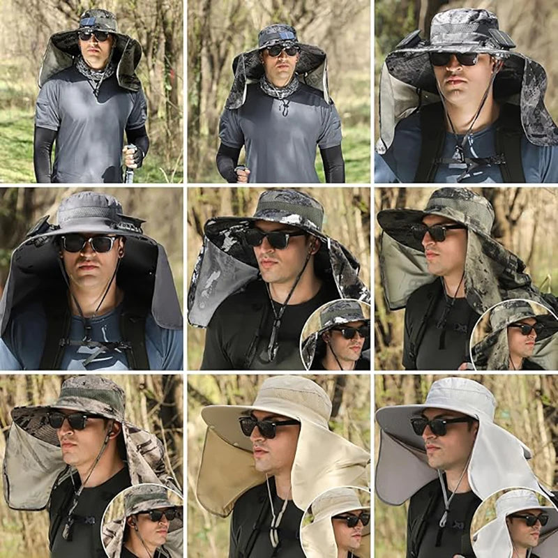 AeroShade™ Solar Fan Fishing Hat
