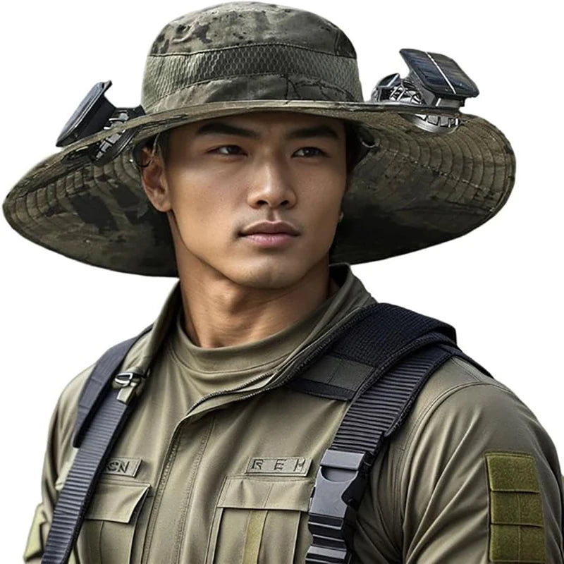 AeroShade™ Solar Fan Fishing Hat
