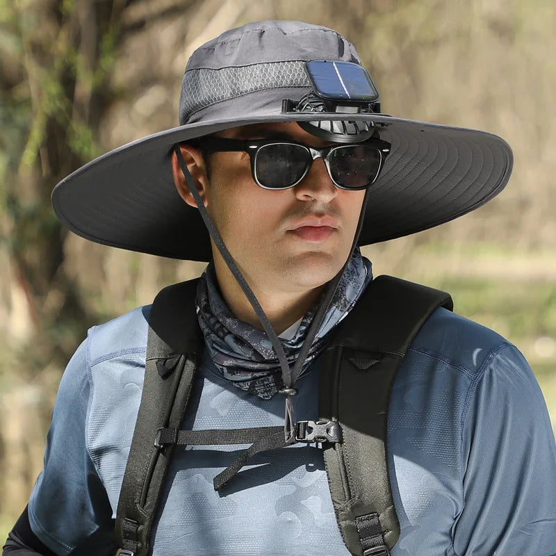 AeroShade™ Solar Fan Fishing Hat