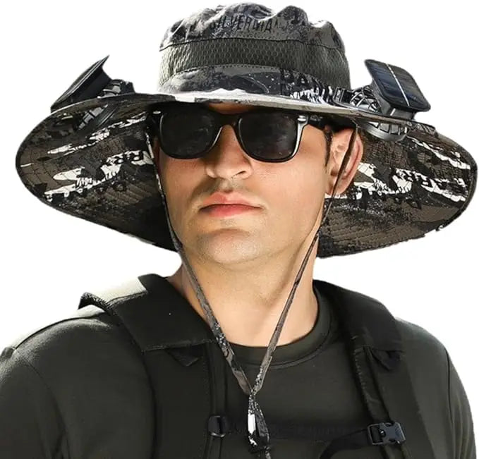AeroShade™ Solar Fan Fishing Hat