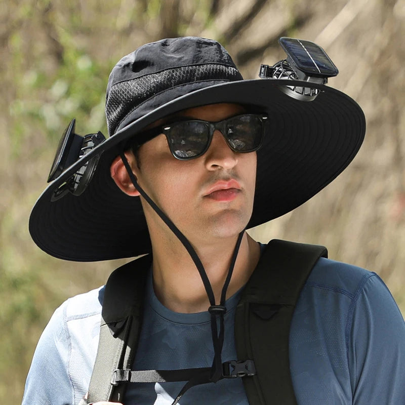 AeroShade™ Solar Fan Fishing Hat