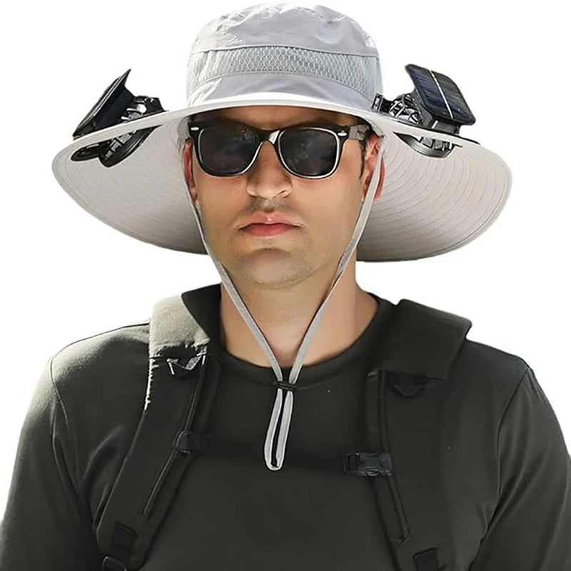 AeroShade™ Solar Fan Fishing Hat
