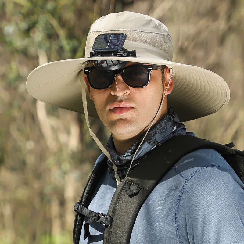 AeroShade™ Solar Fan Fishing Hat
