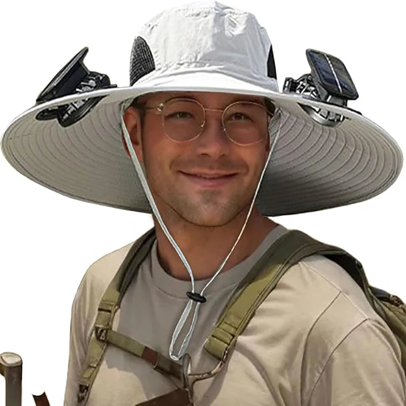 AeroShade™ Solar Fan Fishing Hat